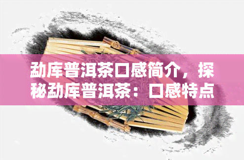 勐库普洱茶口感简介，探秘勐库普洱茶：口感特点全面解析