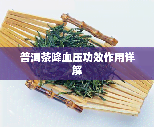 普洱茶降血压功效作用详解