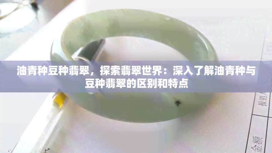 油青种豆种翡翠，探索翡翠世界：深入了解油青种与豆种翡翠的区别和特点