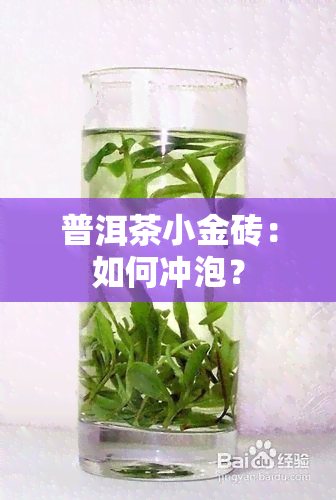 普洱茶小金砖：如何冲泡？