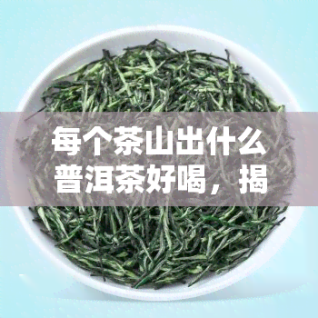 每个茶山出什么普洱茶好喝，揭秘各茶山出品的普洱茶，口感好坏大不同！