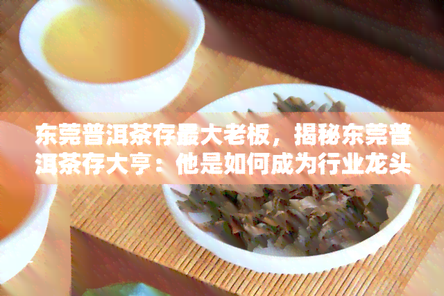 东莞普洱茶存更大老板，揭秘东莞普洱茶存大亨：他是如何成为行业龙头的？