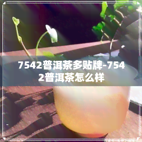 7542普洱茶多贴牌-7542普洱茶怎么样