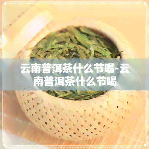 云南普洱茶什么节喝-云南普洱茶什么节喝