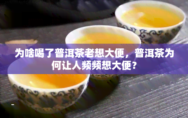 为啥喝了普洱茶老想大便，普洱茶为何让人频频想大便？