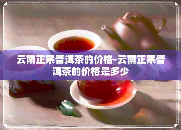 云南正宗普洱茶的价格-云南正宗普洱茶的价格是多少