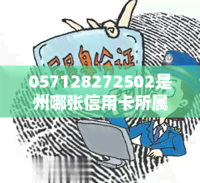 057128272502是州哪张信用卡所属公司？05712819、057128075417分别对应哪家银行？