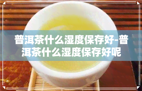 普洱茶什么湿度保存好-普洱茶什么湿度保存好呢