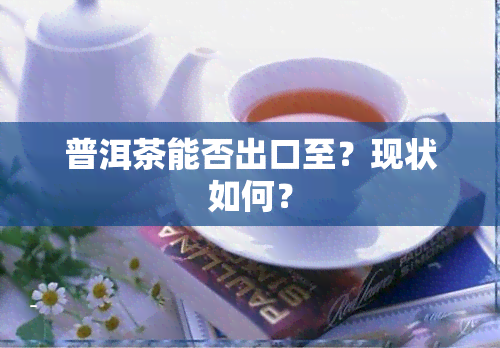 普洱茶能否出口至？现状如何？