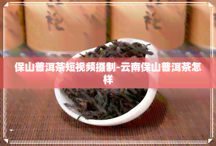 保山普洱茶短视频摄制-云南保山普洱茶怎样