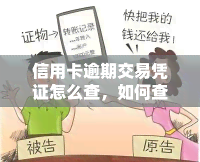 信用卡逾期交易凭证怎么查，如何查询信用卡逾期交易凭证？