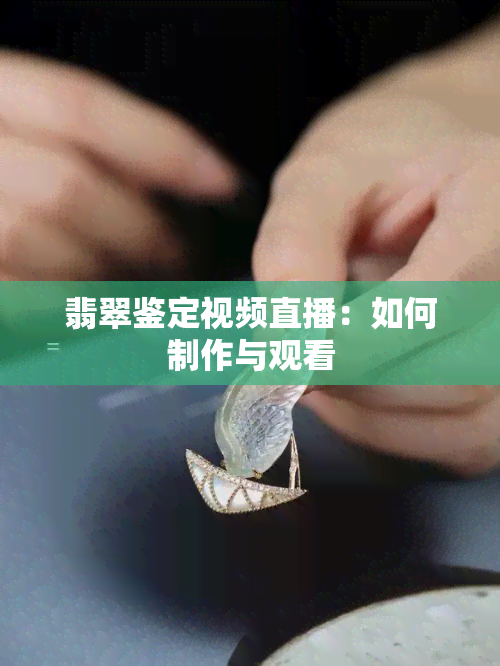 翡翠鉴定视频直播：如何制作与观看