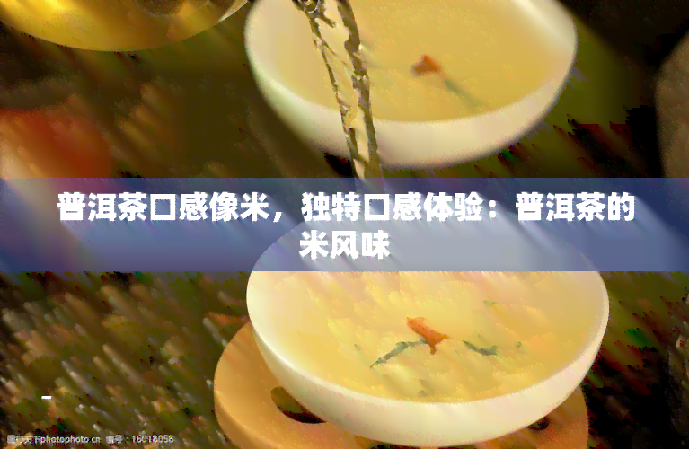 普洱茶口感像米，独特口感体验：普洱茶的米风味