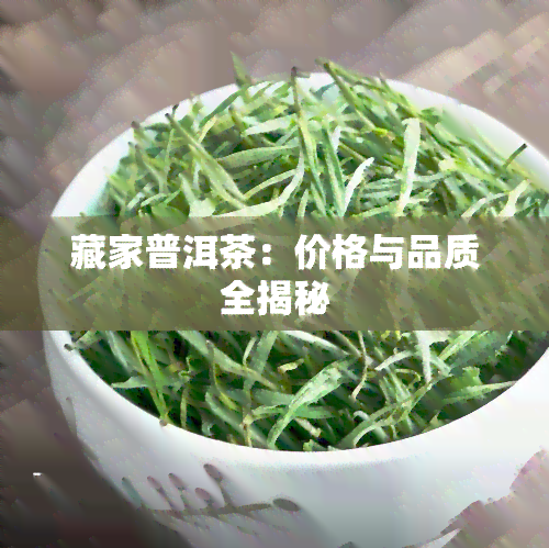 藏家普洱茶：价格与品质全揭秘