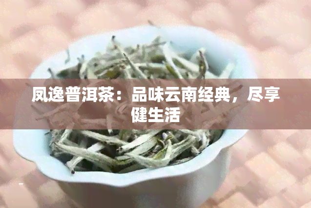 凤逸普洱茶：品味云南经典，尽享健生活