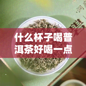 什么杯子喝普洱茶好喝一点，寻找品饮体验：哪种杯子最适合冲泡普洱茶？