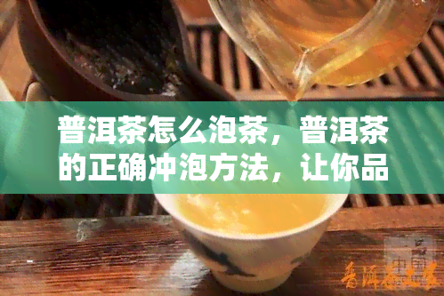 普洱茶怎么泡茶，普洱茶的正确冲泡方法，让你品味出不一样的口感