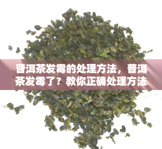 普洱茶发霉的处理方法，普洱茶发霉了？教你正确处理方法！