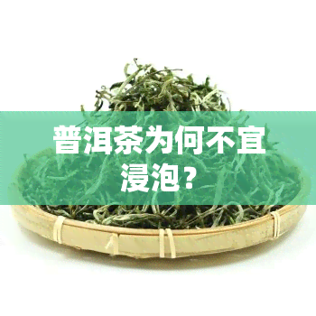 普洱茶为何不宜浸泡？