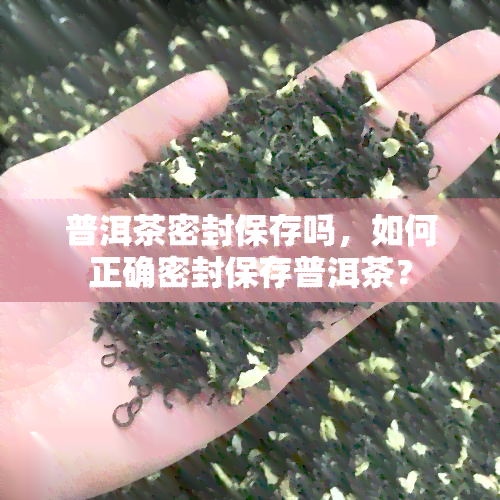 普洱茶密封保存吗，如何正确密封保存普洱茶？