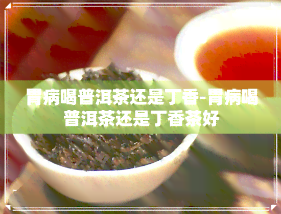 胃病喝普洱茶还是丁香-胃病喝普洱茶还是丁香茶好