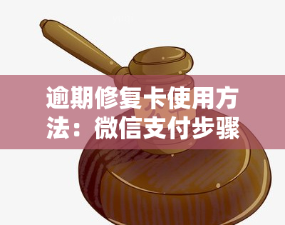 逾期修复卡使用方法：微信支付步骤详解