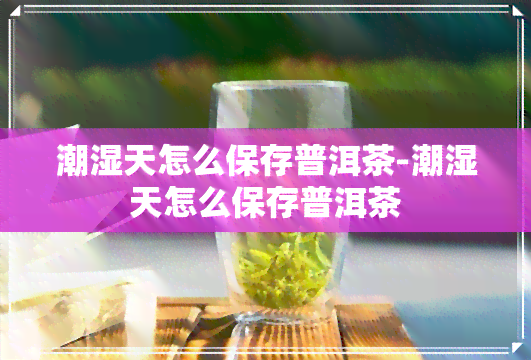 潮湿天怎么保存普洱茶-潮湿天怎么保存普洱茶