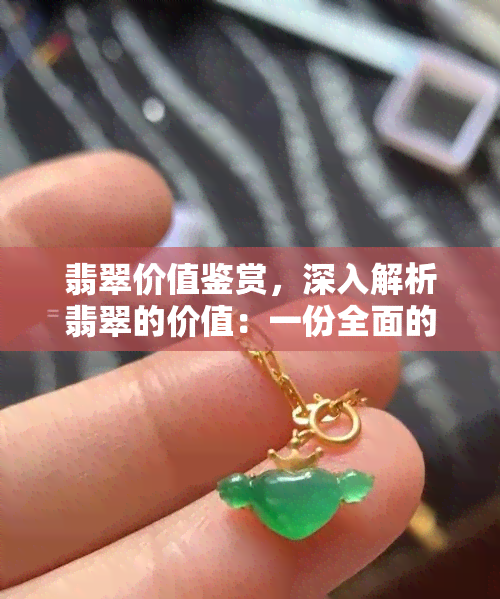 翡翠价值鉴赏，深入解析翡翠的价值：一份全面的鉴赏指南