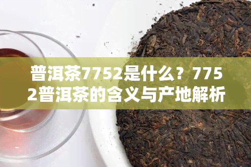 普洱茶7752是什么？7752普洱茶的含义与产地解析