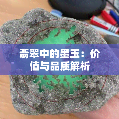 翡翠中的墨玉：价值与品质解析