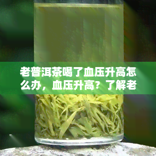 老普洱茶喝了血压升高怎么办，血压升高？了解老普洱茶的正确饮用方法！