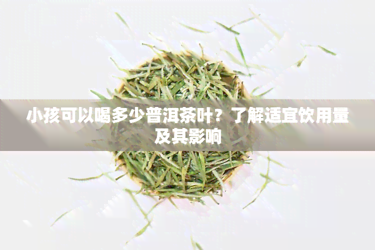 小孩可以喝多少普洱茶叶？了解适宜饮用量及其影响