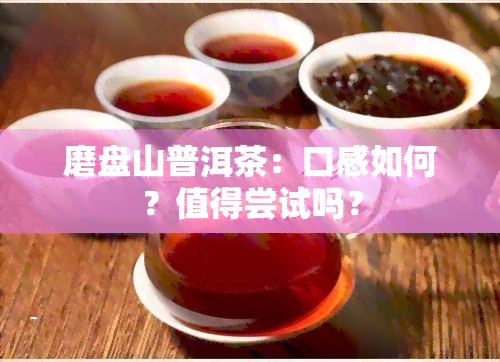 磨盘山普洱茶：口感如何？值得尝试吗？