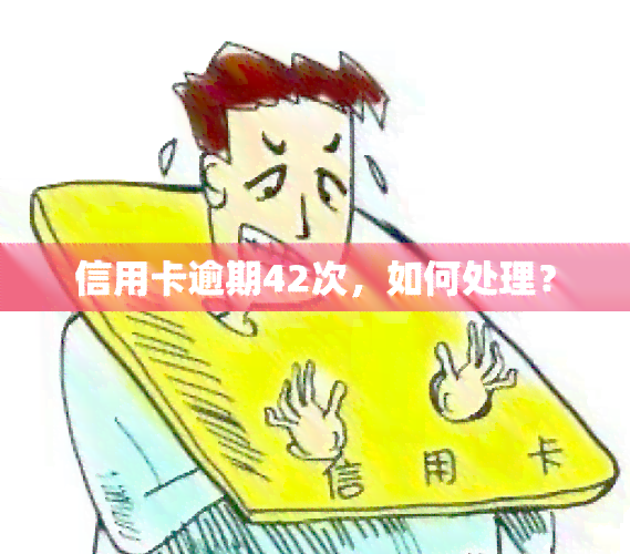 信用卡逾期42次，如何处理？