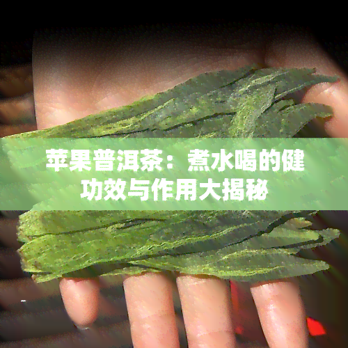 苹果普洱茶：煮水喝的健功效与作用大揭秘