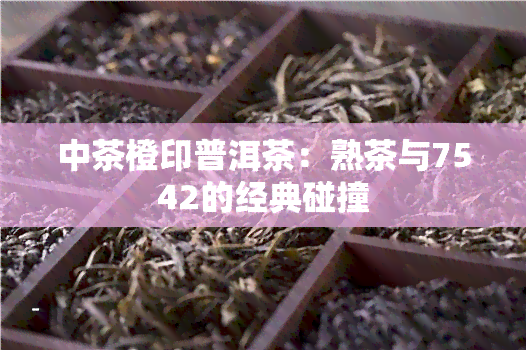 中茶橙印普洱茶：熟茶与7542的经典碰撞