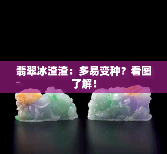 翡翠冰渣渣：多易变种？看图了解！