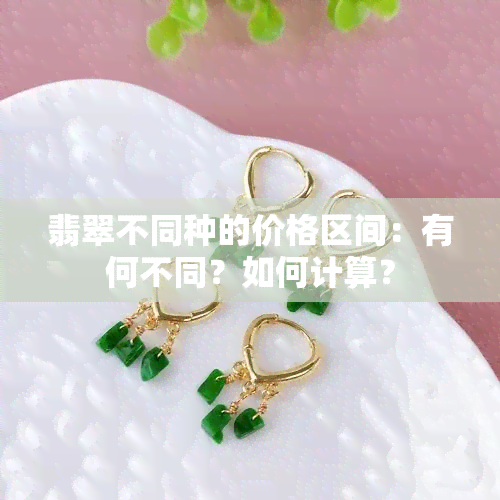 翡翠不同种的价格区间：有何不同？如何计算？