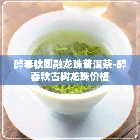 醉春秋圆融龙珠普洱茶-醉春秋古树龙珠价格