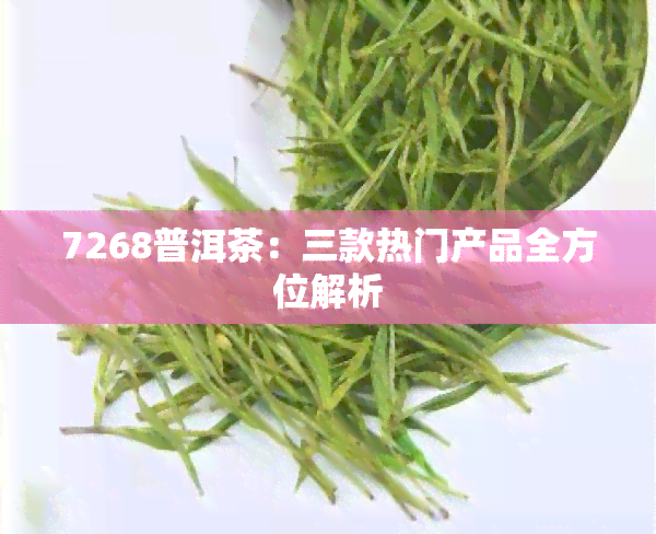 7268普洱茶：三款热门产品全方位解析