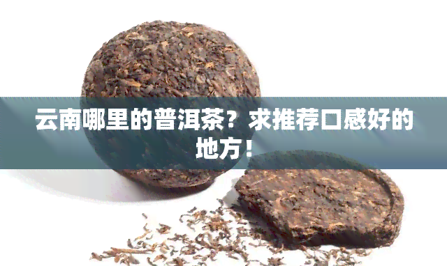 云南哪里的普洱茶？求推荐口感好的地方！