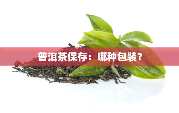 普洱茶保存：哪种包装？