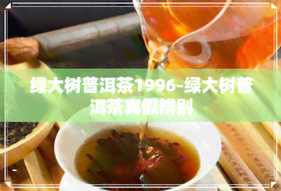 绿大树普洱茶1996-绿大树普洱茶真假辨别