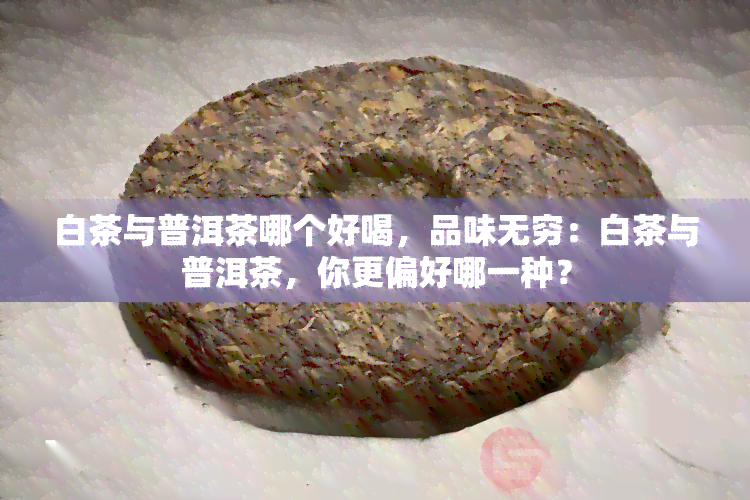 白茶与普洱茶哪个好喝，品味无穷：白茶与普洱茶，你更偏好哪一种？