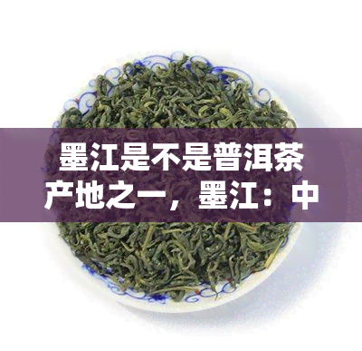 墨江是不是普洱茶产地之一，墨江：中国普洱茶的重要产地