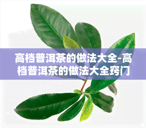 高档普洱茶的做法大全-高档普洱茶的做法大全窍门