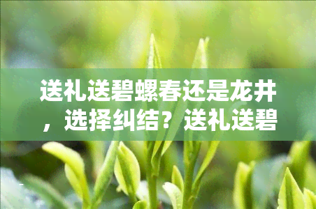 送礼送碧螺春还是龙井，选择纠结？送礼送碧螺春还是龙井茶？