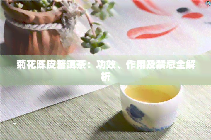 菊花陈皮普洱茶：功效、作用及禁忌全解析