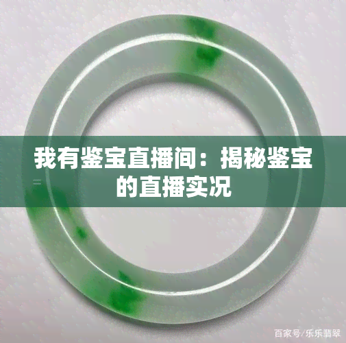 我有鉴宝直播间：揭秘鉴宝的直播实况