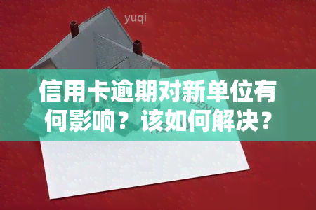 信用卡逾期对新单位有何影响？该如何解决？